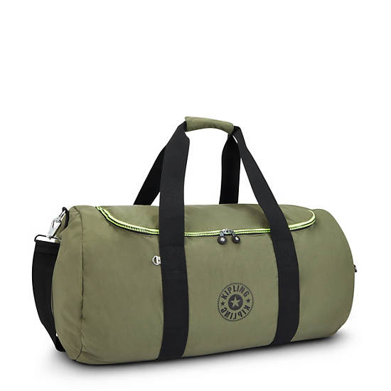 Bolsa Duffle Kipling Argus Medium Verde Oliva | MX 1429NW